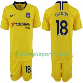 Tenue Chelsea Olivier Giroud 18 Enfant Extérieur 2018-2019 Maillot de Foot